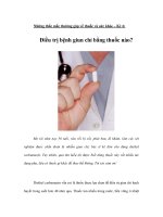 Tài liệu Những thắc mắc thường gặp về thuốc và sức khỏe – Kỳ 6 pdf