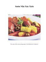 Tài liệu Sườn Nấu Xúc Xích pptx