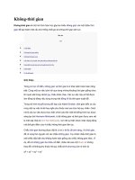 Không thời gian 4 chiều 