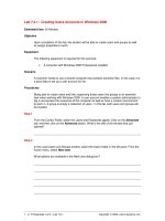 Tài liệu Creating Users Accounts in Windows 2000 ppt