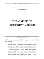 Tài liệu Câu hỏi đánh giá môn Kinh tế vĩ mô bằng tiếng Anh- Chương 9 pptx