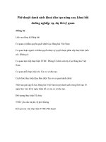 Tài liệu Phê duyệt danh sách khoá đào tạo nâng cao, khoá bồi dưỡng nghiệp vụ, dự thi sỹ quan pptx