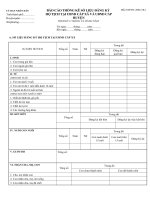 Tài liệu Thống kê số liệu hộ tịch (trong nước) docx