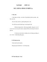 Tài liệu TẬP ĐỌC (TIẾT 15 ) - NẾU CHÚNG MÌNH CÓ PHÉP LẠ ppt