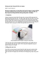 Tài liệu Những phụ kiện không thể thiếu của laptop pdf