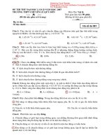 Tài liệu Đề thi thử ĐH lần 2 năm 2007 môn Lý M001_THPT Chuyên Lê Quý Đôn pptx
