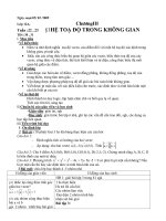 Tài liệu Hệ tọa độ trong không gian_Chương 3.1 docx