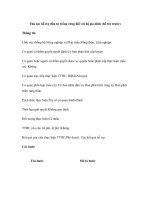 Tài liệu Thủ tục hỗ trợ đầu tư trồng rừng đối với hộ gia đình (hỗ trợ trước) ppt