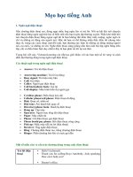 Tài liệu Mẹo học tiếng Anh phần 7 pptx