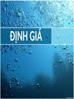 Slide tiểu luận định giá   kinh tế học tổ chức ngành 