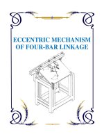 Tài liệu ECCENTRIC MECHANISM OF FOUR-BAR LINKAGE pptx