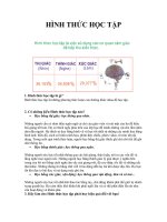 Tài liệu HÌNH THỨC HỌC TẬP pdf