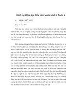 Tài liệu Kinh nghiệm dạy biểu thức chứa chữ ở Toán 4 ppt