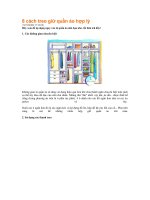 Tài liệu 8 cách treo giữ quần áo hợp lý doc