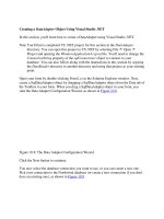 Tài liệu Creating a DataAdapter Object Using Visual Studio .NET doc