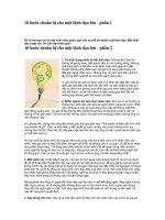 Tài liệu 10 bước chuẩn bị cho một lãnh đạo lớn pdf