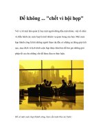 Tài liệu Để không ... 