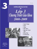 Tài liệu Hướng dẫn phụ huynh về Chương trình giáo khoa lớp 3 2008-2009 pdf
