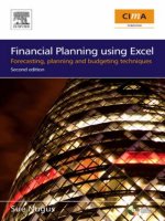 Tài liệu Financial planing using Excel pdf
