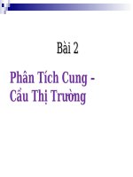 Tài liệu Phân tích cung - cầu thị trường docx