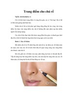 Tài liệu Trang điểm cho chú rể pdf