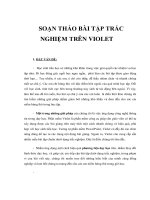 Tài liệu SOẠN THẢO BÀI TẬP TRẮC NGHIỆM TRÊN VIOLET docx