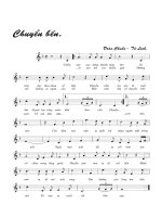 Tài liệu Bài hát chuyển bến - Đoàn Chuẩn & Từ Linh (lời bài hát có nốt) ppt