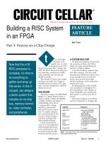 Tài liệu Building a RISC System in an FPGA Part 3 doc
