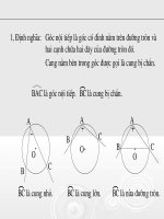 tiết 37: Góc nội tiếp