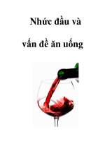 Tài liệu Nhức đầu và vấn đề ăn uống pdf