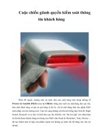 Tài liệu Cuộc chiến giành quyền kiểm soát thông tin khách hàng pdf