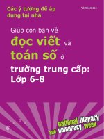 Tài liệu Giúp con đọc viết và toán số ở nhà pptx