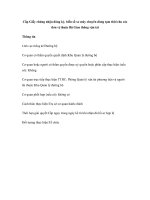 Tài liệu Cấp Giấy chứng nhận đăng ký, biển số xe máy chuyên dùng tạm thời cho các đơn vị thuộc Bộ Giao thông vận tải docx