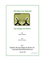Tài liệu 101 Ways Your Business Can Change the World docx