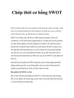 Tài liệu Chớp thời cơ bằng SWOT ppt