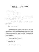 Tài liệu Tập đọc - TIẾNG VỌNG doc