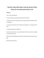 Tài liệu Cấp giấy chứng nhận đăng ký phương tiện giao thông đường sắt (cho phương tiện đăng ký lại) ppt