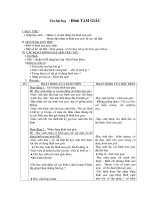 Tài liệu Tóan 1 - Hình TAM GIÁC ppt