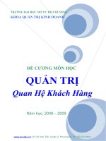Tài liệu Đề cương môn học 