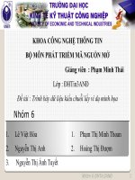 Slide trình bày dữ liệu kiểu chuỗi lấy ví dụ minh họa 