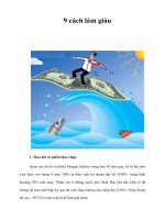 Tài liệu 9 cách làm giàu doc