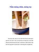 Tài liệu Nấm móng chân, móng tay ppt
