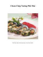 Tài liệu Chem Chép Nướng Phô Mai doc