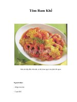 Tài liệu Tôm Ram Khế docx