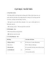 Tài liệu TẬP ĐỌC: NGÔI NHÀ ppt