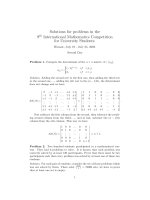 Tài liệu Đề thi Olympic sinh viên thế giới năm 2002 ngày 2 doc