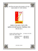 Bao cao nhom bài tập lớn mô phỏng rada 
