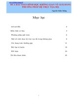 DUA BAI TOAN HINH HOC KHONG GIAN VE TOA DO