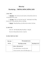 Tài liệu Khoa học 4 - TRỐNG ĐỒNG ĐÔNG SƠN doc