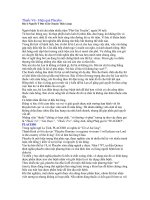 Tài liệu Thuốc Vờ - Hiệu quả Placebo ppt